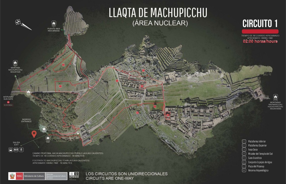 Circuito 1 Machu Picchu